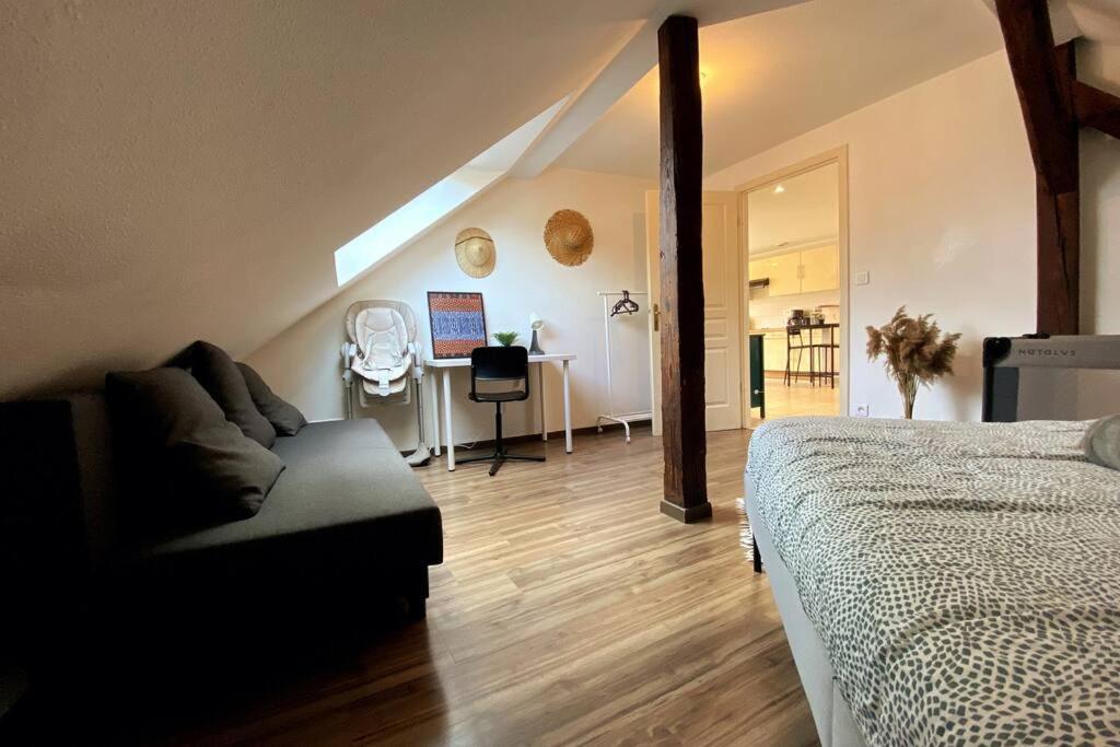 Apartamento 10Min Bus Strasbourg Centre-Parking Prive-Wifi-Tv Bischheim Exterior foto