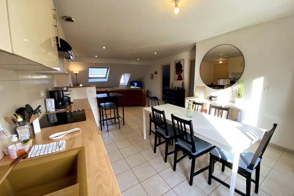 Apartamento 10Min Bus Strasbourg Centre-Parking Prive-Wifi-Tv Bischheim Exterior foto